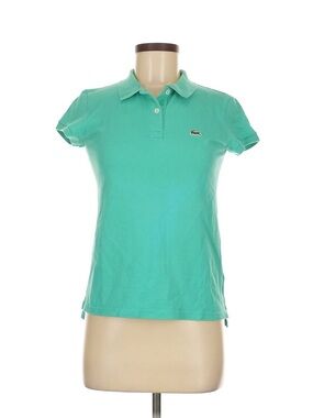 Lacoste Women's Short Sleeve Polo in Mint Green